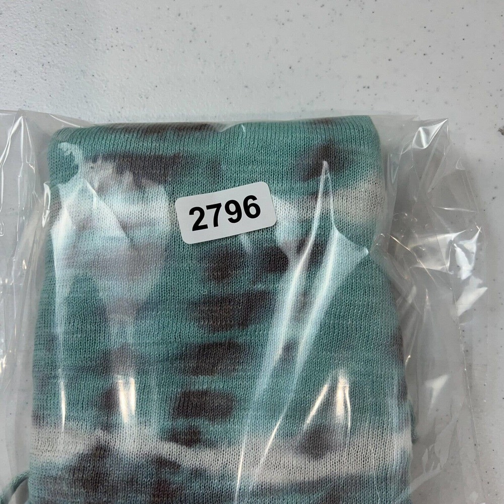 Zadig & Voltaire Tank Dress Women's Small Blue Tie Dye Linen Scoop Neck Pullover - Picture 12 of 12